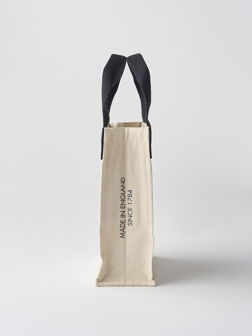 【日本限定】JOHN SMEDLEY×re-wrap オーガニックコットンキャンバスバッグ｜SMALL 詳細画像 NATURAL 7
